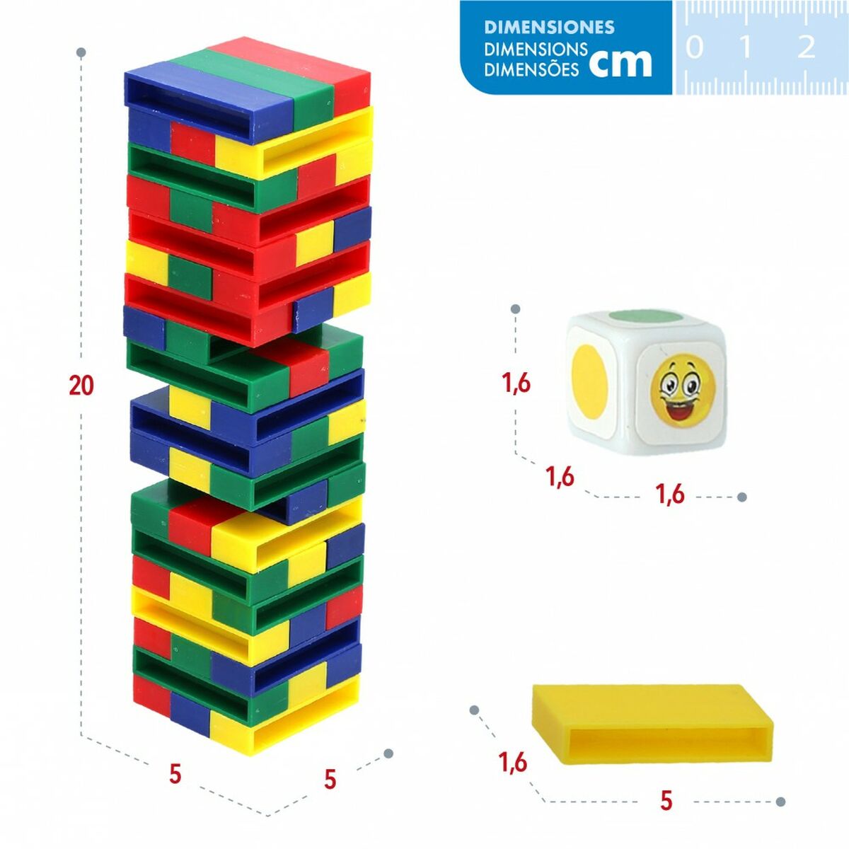 Plăci de Construcții CB Games 61 Piese